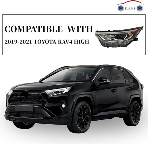 Headlight W/Halogen Turn Signal Light Fit For 2022-25 Toyota RAV4 Adventure/Trail/TRD Off-Road/XLE/XLE Premium 2023-2024 RAV4 LE USA Built HeadLamp (Right Passenger) RH 81110-0R350 RV22A01-1R in Saudi Arabia