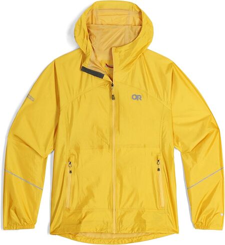 Outdoor Research Women's Helium Rain Jacket, Margarita, Medium in Saudi Arabia