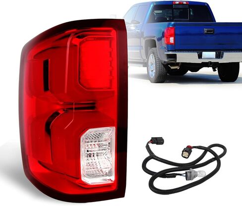 LED Tail Light Compatible with 2019-2025 Chevy Silverado 1500/2500HD/3500HD RST/LT Trailboss/LTZ/High Country /ZR2 Taillights Assembly Replace# GM2801311 84678150 （Right Passenger Side ） in Saudi Arabia