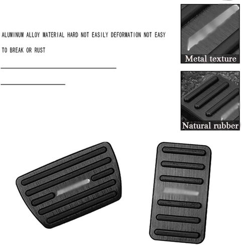 XITER No Drill مضاد للانزلاق من الألومنيوم غطاء دواسة فرامل الغاز طقم وسادات دواسة القدم لهوندا أكورد LX EX-L TOURING EX 2013 2014 2015 2016 2017 2018 2019 2020 2021 2022 (غير مناسب للرياضة) (فضي) in Saudi Arabia