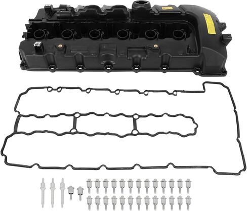 ECCPP Engine Valve Cover Kit with Gaskets Bolts Fit for 2008 for BMW 135i,2007-2010 for BMW 335i,2009-10 for BMW 335i/535i xDrive (535i/X6/740i/740Li/Z4/335is/335xi) Replaces 11127565284 in Saudi Arabia