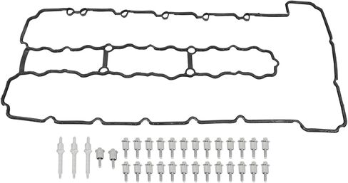 ECCPP Engine Valve Cover Kit with Gaskets Bolts Fit for 2008 for BMW 135i,2007-2010 for BMW 335i,2009-10 for BMW 335i/535i xDrive (535i/X6/740i/740Li/Z4/335is/335xi) Replaces 11127565284 in Saudi Arabia
