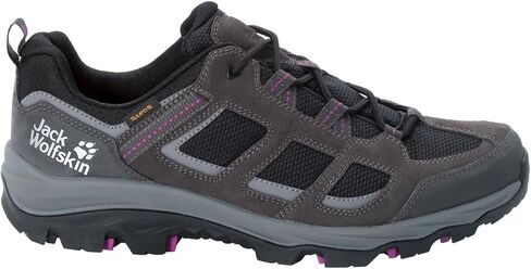Jack Wolfskin Women's Vojo 3 Texapore Low Hiking Shoe Boot, Dark Steel/Purple, 8.5 in Saudi Arabia