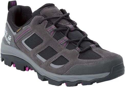 Jack Wolfskin Women's Vojo 3 Texapore Low Hiking Shoe Boot, Dark Steel/Purple, 8.5 in Saudi Arabia