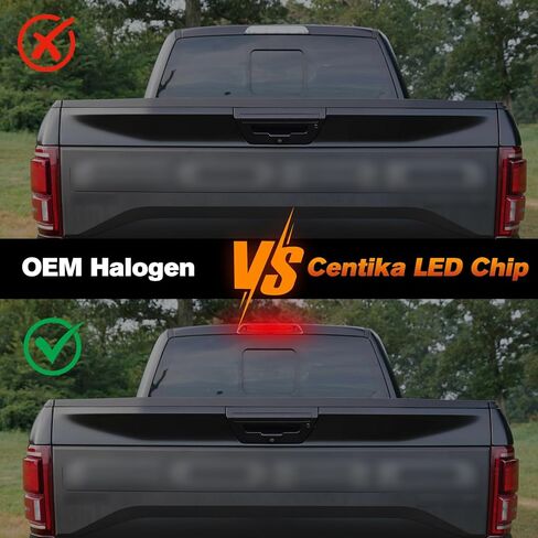 LED 3rd Brake Light Compatible with 2009 2010 2011 2012 2013 2014 Ford F-150 Automotive High Mount Stop Light Assembly Red Brake Light and White Cargo Light Third Brake Light (Smoke Lens) in Saudi Arabia