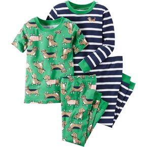 Carter's Baby Boys' 4 Piece PJ Set - Dog - 6 Months
