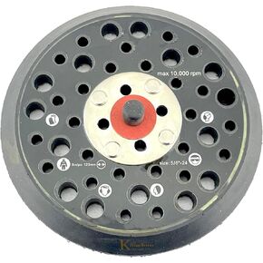 5-in. Kingdom Abrasive Pro-Net Grip Faced (Hook and Loop) Vacuum Pad