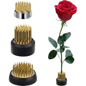 3pcs Flower Frog Pin Holders, Round Pin Flower Holder Flower Frogs for Arrangements Flower Frogs for Vases Floral Arranging Frogs for DIY Garden Plant Fixing Home Decoration (3 Sizes)