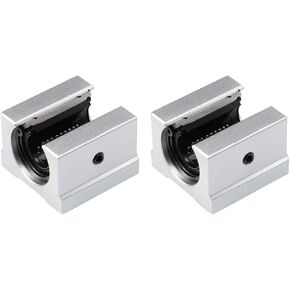 uxcell SBR12UU Linear Ball Bearing Slide Block Units, 12mm Bore Dia(Pack of 2) in Kuwait