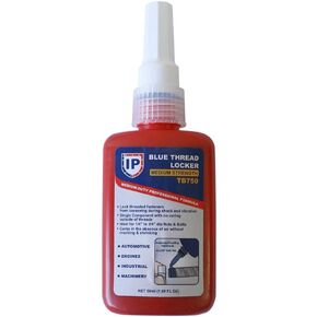 Interstate Pneumatics AMT-TB750 INT-TB750 TB750 Strength Medium Duty Professional Formula Thread Locker 50ml, Red
