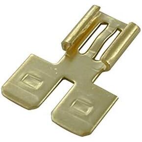 0.187" Wd. Female to Two Male Quick-Disconnect Terminals Adapter - (Pack of 25)