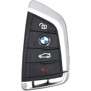 Replacement Keyless Entry Remote Control Key Fob Case Fit for BMW 1 3 5 7 Series X1 X5 X6 M5 M6 Key Fob Cover Shell 4 Buttons