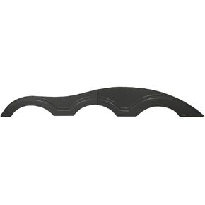 ICON Fender Skirt, Triple, Keystone, FS1000, Black, LH