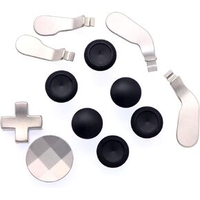Deal4GO Magnetic Analog Thumbstick Metal D-pad & Paddle Set Replacement for Xbox One Elite 1698 Controller Thumb Stick Black in Kuwait