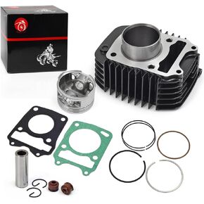 MOTO1988 Cylinder Piston Ring Gaskets Top End Rebuild Repair Kit For HONDA GROM 125 2014-2020 12100-K26-900
