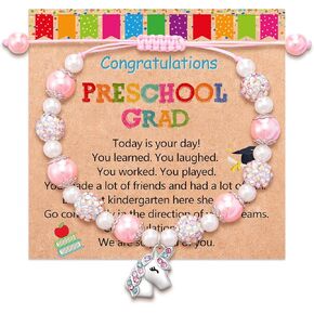 Lanqueen أفضل هدايا التخرج لرياض الأطفال/مرحلة ما قبل المدرسة/مرحلة ما قبل الروضة للفتيات، سوار الخريجين للابنة والحفيدة وابنة الأخت in Kuwait