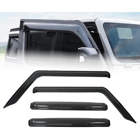 ملحقات رانجلر 4 واقيات لعتبات الأبواب لسيارة Jeep JL منحرف الرياح للنافذة الجانبية الناعمة (ليست لـ JK) in Kuwait