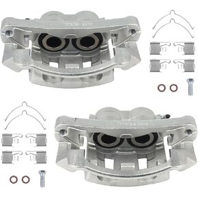Autoround Front Brake Caliper fit for Ford Excursion 2000-2005/ Ford F-250 F-350 Super Duty 1999-2004, Both Driver Passenger Side, Replacement # 18B4791 18B4790