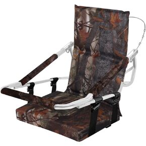 Ketofa Universal Tree Stand Seat Cushion, Adjustable and Portable Hunting Seat for Climber Deer Tree Stands, Waterproof Camouflage Replacement Climbing Treestand Seat Accessories