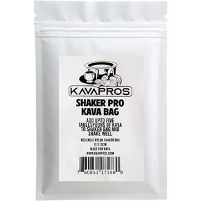 Kava Pros Shaker Pro Bag Reusable Kava-Kava Shake & Drink Food Grage Nylon