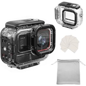 Buziba Waterproof Case Underwater Dive Case Protective Shell for Insta360 Ace Pro Action Camera 60M/197FT Diving Housing Cover Shell