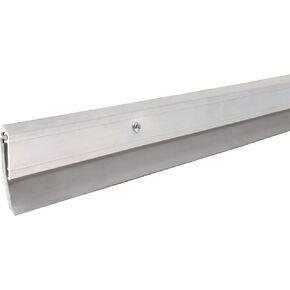 M-D Building Products 05413 48 in. Silver Aluminum and Vinyl Heavy-Duty Screw-on Door Sweep