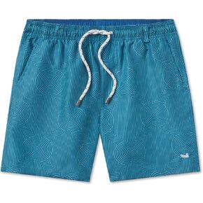 Youth Dockside Swim Trunk - Circle Maze