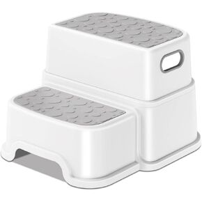 Dual Height 2 Step Stool for Toddlers and Kids (Mom's Choice Award Winner) (1-Pack, Beige) in Saudi Arabia