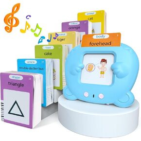 BELLOCHIDDO Talking Flash Cards with 224 Sight Words - Montessori Toys, Sensory Toys for Autistic Children, Toddler Toys, Kids Toys Age 1 2 3 4 5 Years Old Boys & Girls, Speech Therapy Toys