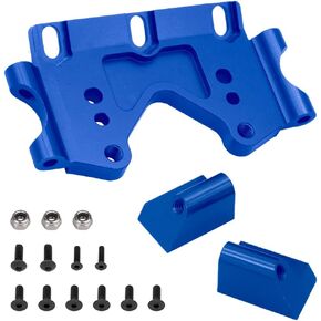 OGRC Aluminum Front Bulkhead with Mounting Screws Upgrade Parts for Traxxas 1/10 Slash 2WD Rustler Stampede Bandit （Replace Part：#2530#2530A） Red
