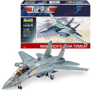 Revell 03865 Maverick's F-14A Tomcat Top Gun 1:48 Scale Unbuilt/Unpainted Plastic Model Kit