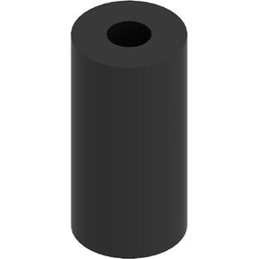 Black Nylon Spacer 1.00" Long, 1/2" OD 0.194" ID, 50 Pack for VEX Robotics