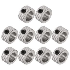 uxcell 10pcs Set Screw Collars 6.05mm Bore Shaft Collars, 10mm OD, 5mm Width, Landing Gear Stopper Wheel Collar