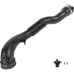 Baxzl 13717604033 Intercooler Air Intake Tube with Sensor for BMW 335i GT xDrive 435i Gran Coupe xDrive Gran Coupe M2 M235i xDrive X3 X4 2011 2012 2013 2014 2015 2016 3.0L L6 Replaces 13-71-7-604-033
