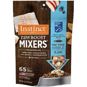 Instinct Raw Boost Mixers Freeze-Dried Dog Food Topper - Pollock, 12.5 Ounces