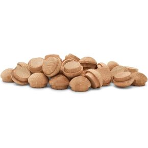 Wood Hole Plugs 1 inch, Pack of 100 Oak Button Top Wood Plugs for Screw Holes, by Woodpeckers