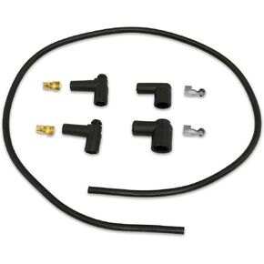 Taylor Cable 45409 Black 8mm Spiro-Pro Spiro-Wound Core Coil Wire Repair Kit