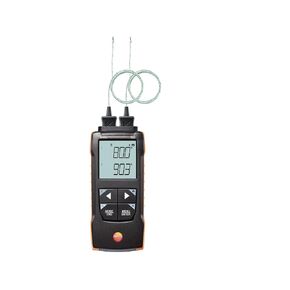 Testo 922 Thermometer for Differential Temperature – Digital Thermometer with Dual K Type Thermocouple for up to 1832 °F – HVAC Thermometer with App Compatibility