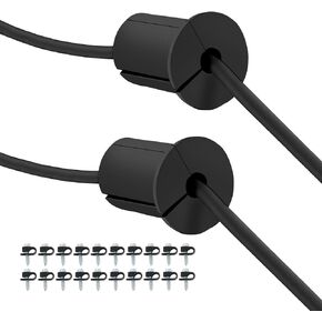 Wall Grommet for Starlink Cable Routing kit, 1-Inch Rubber Wall Bushing for Starlink Cable Grommet Wall Cable Pass Through for Wall Hole and Furniture Wire Hole Wall Grommets, 2 Pack