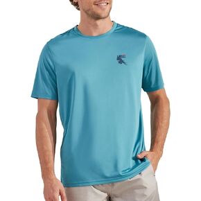 CARIBBEAN JOE Men's Rash Guard, Party Animal Long Sleeve Sun Protection Swim, Beach and Fishing T-Shirt Top