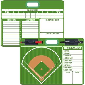 SeunKieer Hockey Dry Erase Board for Coaches | 11“x15 Double-Sided Coaching Board Equipment Includes 2 White Board Markers | The Perfect Coach Gifts