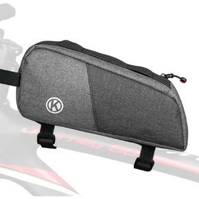 XIUWK Top Tube Bike Bag,Waterproof Bike Frame Bag,Bike Triangle Bag, Bicycle Front Frame Storage Bag,Cycling Accessories Storage Pouch for Mountain Road Commute Bike
