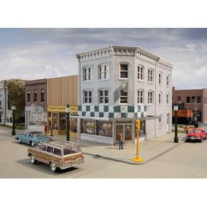 Walthers Cornerstone 933-4044 HO Scale Merchant's Row VII - Kit - 10-1/2 x 6-7/8 x 5-3/8" 26.6 x 15.5 x 13.6cm