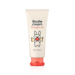 iBodle Cream Grapefruit 200ml/ 6.76fl Oz - Soothing & Nourishing Moisturizer with Ceramide & Centella asiatica extract For Baby, Kid & Adult, Grapefruit Scented, Allergen-Free