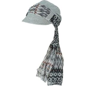 قبعة Ever Fairy Newsboy للسيدات من نسيج الخيزران المبطن بقطن الخيزران مع أوشحة لتساقط الشعر بسبب السرطان in Kuwait