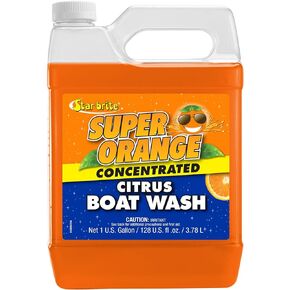 STAR BRITE Super Orange - Premium Citrus Boat Wash Super Concentrate - All-Purpose, All-Surface Ultimate Cleaning Solution - Will Not Remove Wax, Polish or Harm Gel Coat in Saudi Arabia
