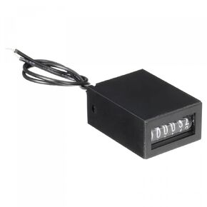 uxcell Electromagnetic Counter 6 Digits 0-999999 Counting Range Electronic Pulse Counter Digital Totalizer DC 7-24V