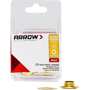 Arrow G1212 Grommet Refills (Set of 12), 1/2"