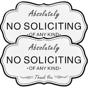 Absolutely No Smoking Vaping of Any Kind Signs,(2 Pack) RAMIEYOO Designer Acrylic Smoke Free Signs,Double Sided Tape,Easy Installation,Great for Home,Buiness,Indoor/Outdoor Use (WHITE)