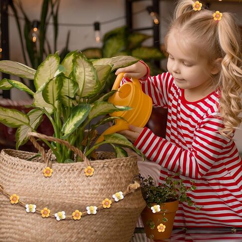 TXIN 50 قطعة زهرة النحل سحر مسطح، الراتنج كبوشن النحل الصغيرة مسطحة الظهر الزينة لطيف زهور الأقحوان الحرف الزينة الخرز DIY بها بنفسك مجوهرات الأظافر إكليل كعكة صياغة الديكورات in Kuwait